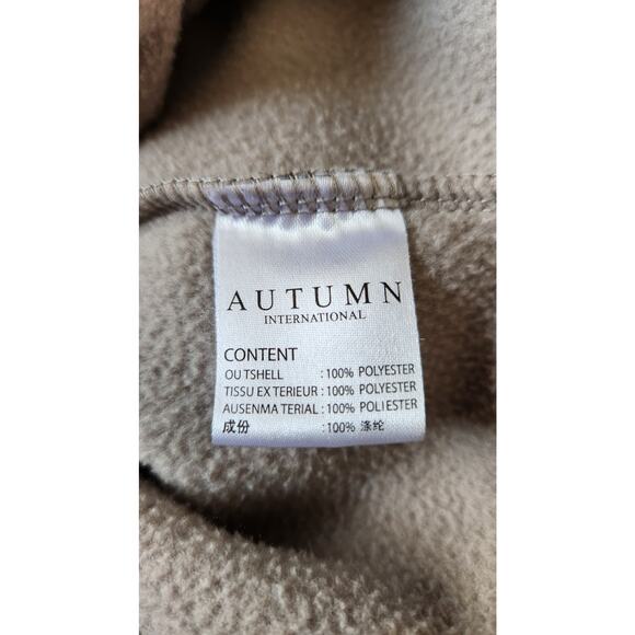 Autumn Solstice Full Zip Fleece Layer Jacket Grey Green Size Men Large Like New - Picture 6 of 6